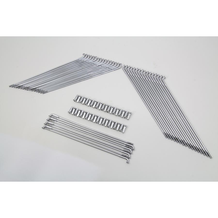 21インチ 長さ245mm フロント クローム スポーク 40本 ニップル 付属 コンベンショナル センター リム 長さ9-3/4\" 43057-80A ハーレーの画像