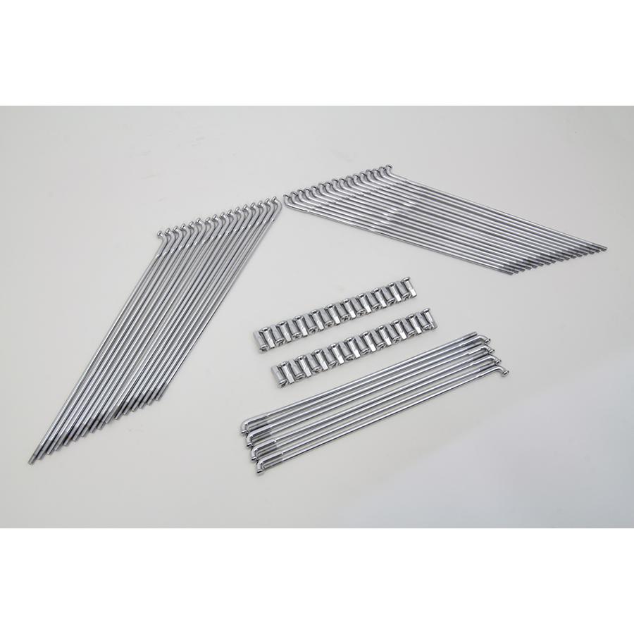 21インチ 長さ245mm フロント クローム スポーク 40本 ニップル 付属 コンベンショナル センター リム 長さ9-3/4\" 43057-80A ハーレーの画像