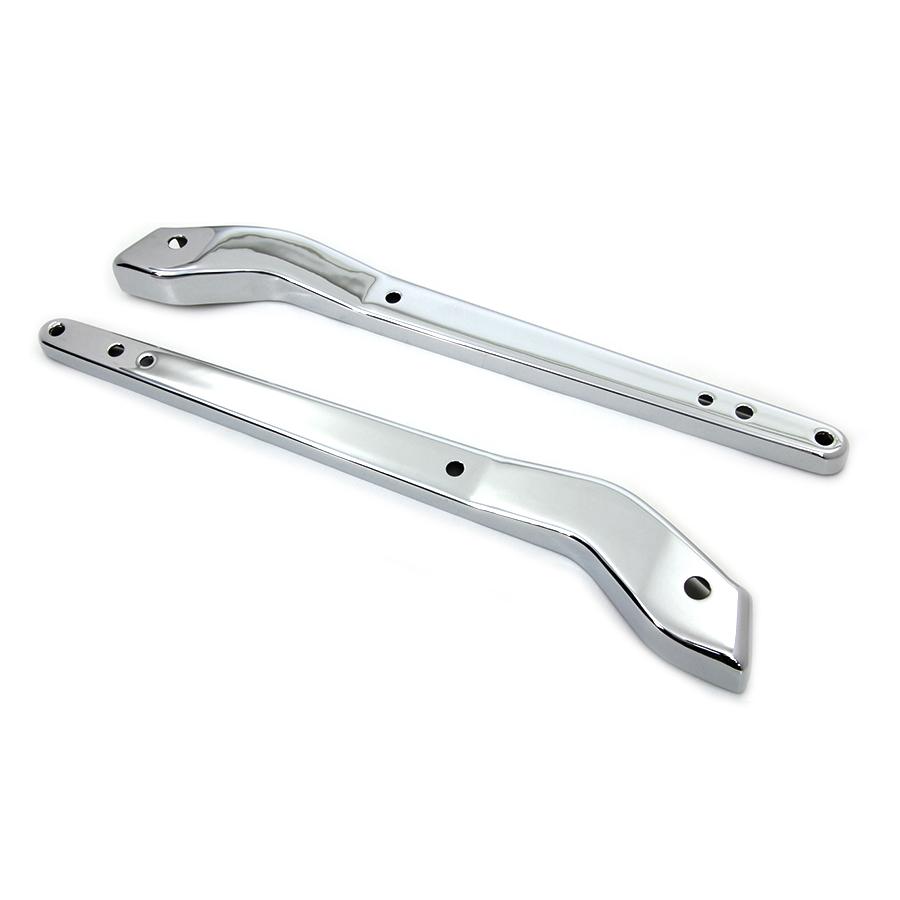 リア フェンダー ストラット カバー セット クローム Rear Fender Strut Cover Set Chrome FXDWG 1997-2005 59893-96 ハーレーの画像