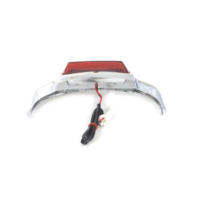 リア フェンダー チップ クリア LED 付属 Red レッド レンズ Rear Fender Tip with LED 59658-79 FLT FLST FLT FLST ハーレーの画像