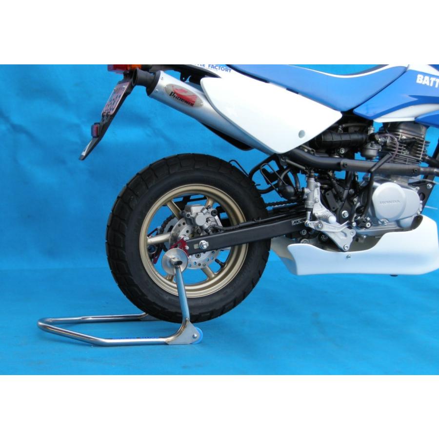 リアスタンドSETカニフックTYPE 12inch用 RED 適合車種：HONDA / XR100