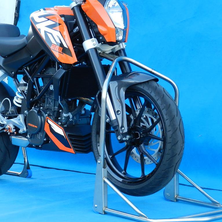 フロントアジャストスタンド 差込ボス径 19.0 適合車種：KTM / 200