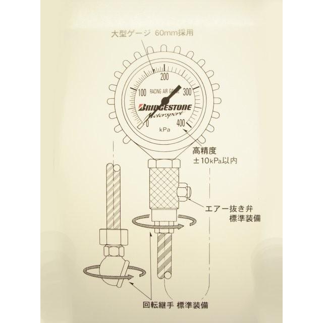 RACING AIR GAUGE 　ブリヂストン　レーシング　エアーゲージ　RCG-10　｜jubet-store｜03