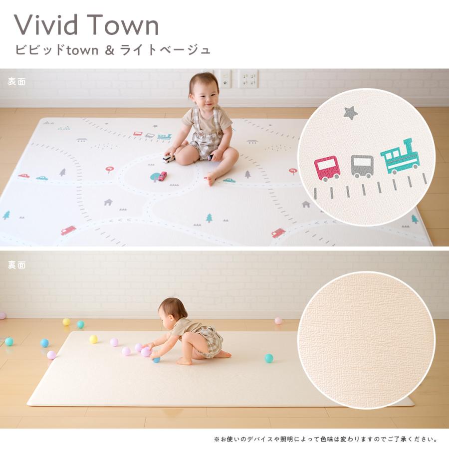 もちもちプレイマット popomi ベビー プレイマット popomi プレイマット ベビー 抗菌 もちもちPVCマット 140×200cm