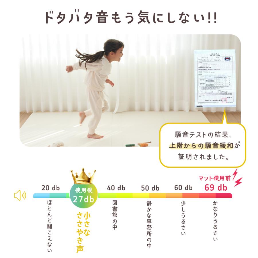 ＼15日まで！1000円OFFクーポン／ プレイマット ベビーマット 床暖 ベビー 抗菌 折りたたみ シームレス 厚手 大判 防水 赤ちゃん 120 160 4cm popomi 爆買の画像