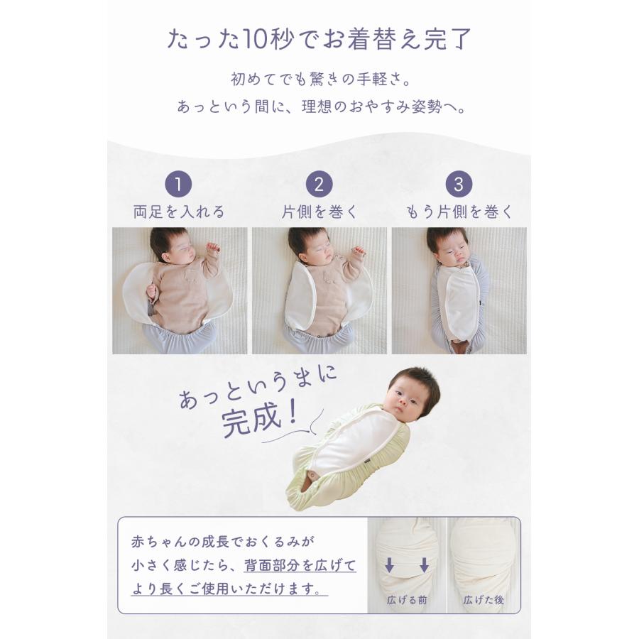 popomi（ポポミ） ＼新発売10%OFFクーポン／ スワドル おくるみ