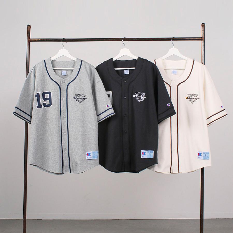 Champion（チャンピオン） 【Champion】C3-X319 BASEBALL SHIRT/全3色 トップス ベースボールシャツ ...