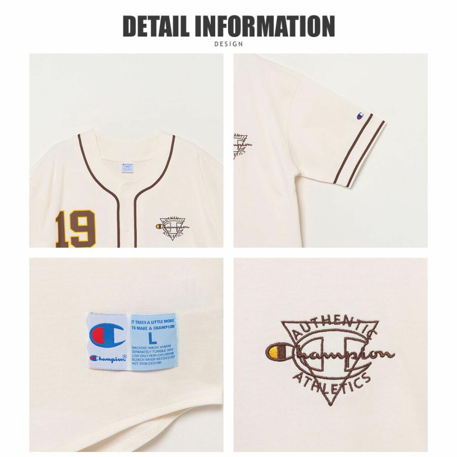 Champion（チャンピオン） 【Champion】C3-X319 BASEBALL SHIRT/全3色 トップス ベースボールシャツ ...