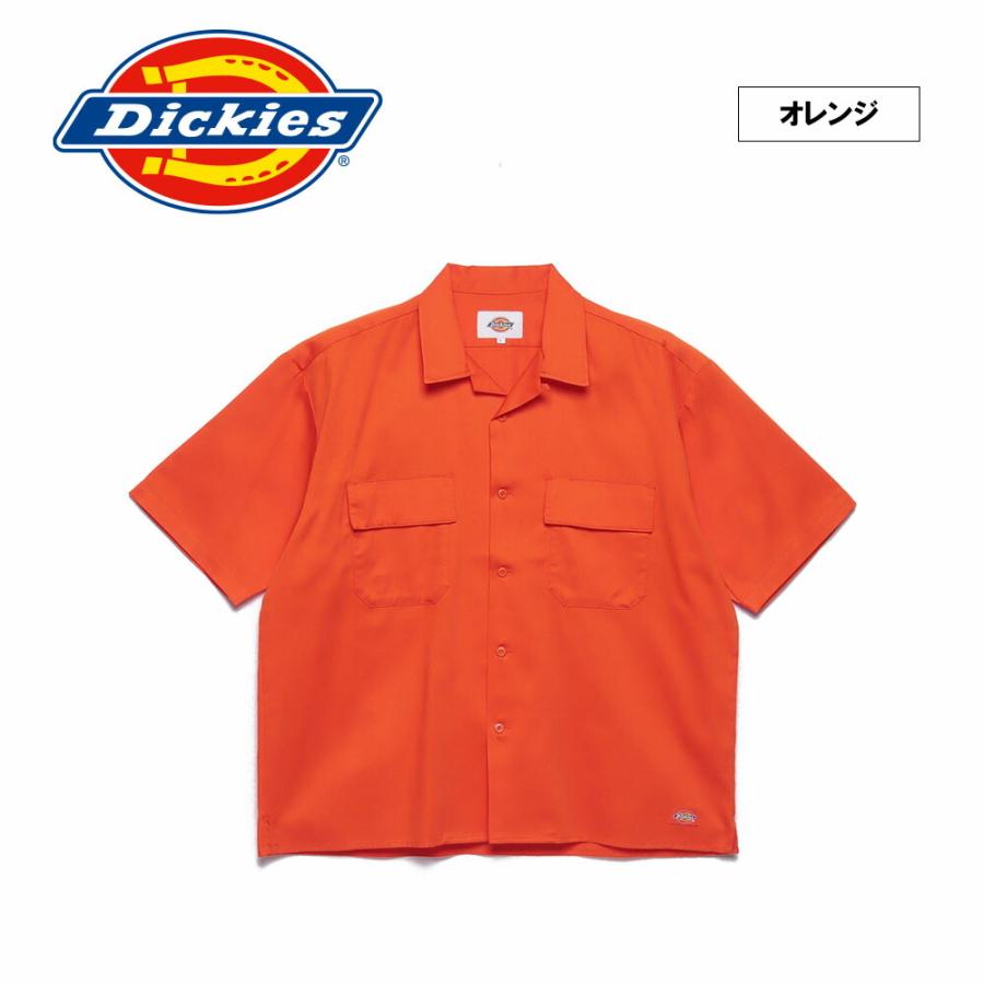 『KEBOZ』 セットアップ　半袖シャツ　ワークシャツ　パンツ　オレンジ　L Dickies（ディッキーズ） 【Dickies】DK WORK SHIRT/全10色 トップス