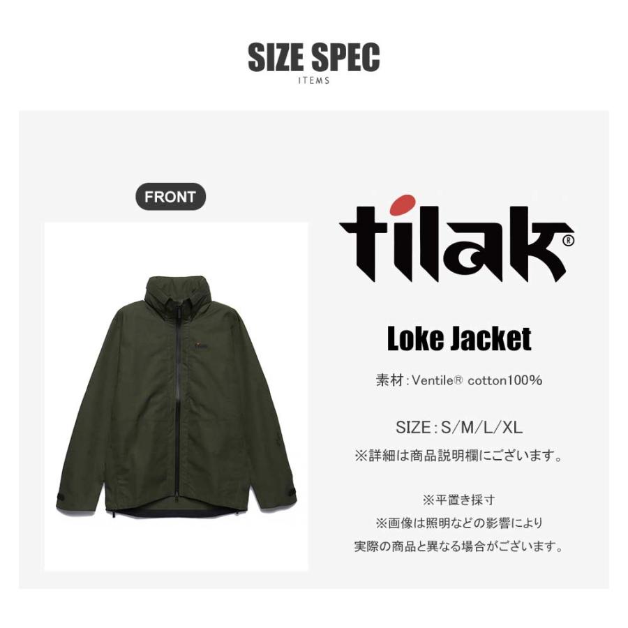 tilak（ティラック） 【Tilak】Loke Jacket/全1色 アウター コート