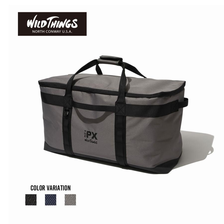 【WILD THINGS】SOFT CONTAINER(80L) (WPX220020)/全3色 ソフトコンテナ 無地 ロゴ キャンプ アウトドア スポーティー バーベキュー 山 川 海