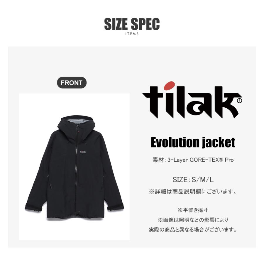 ジャケット・アウター Evolution Jacket tilak(ティラック) Evolution Jacket(エヴォリューション
