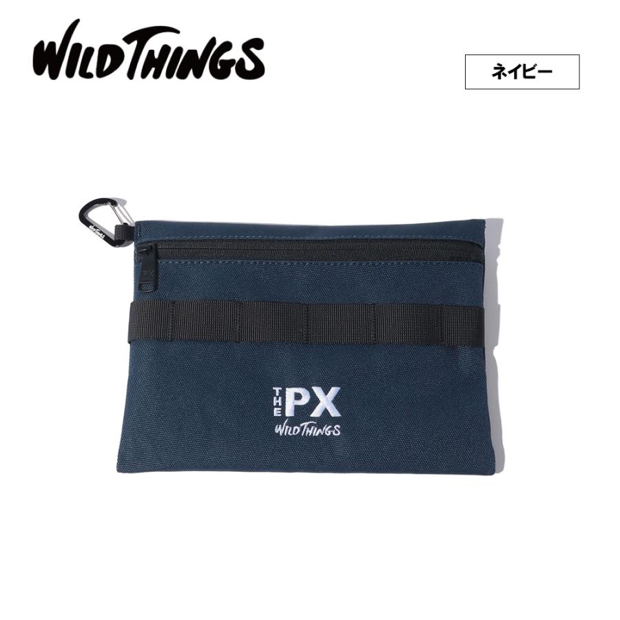 WILD THINGS マルチケース ポーチ ホワイト WILD THINGS（ワイルドシングス） 【WILD THINGS】NEW MULTI POUCH[A5