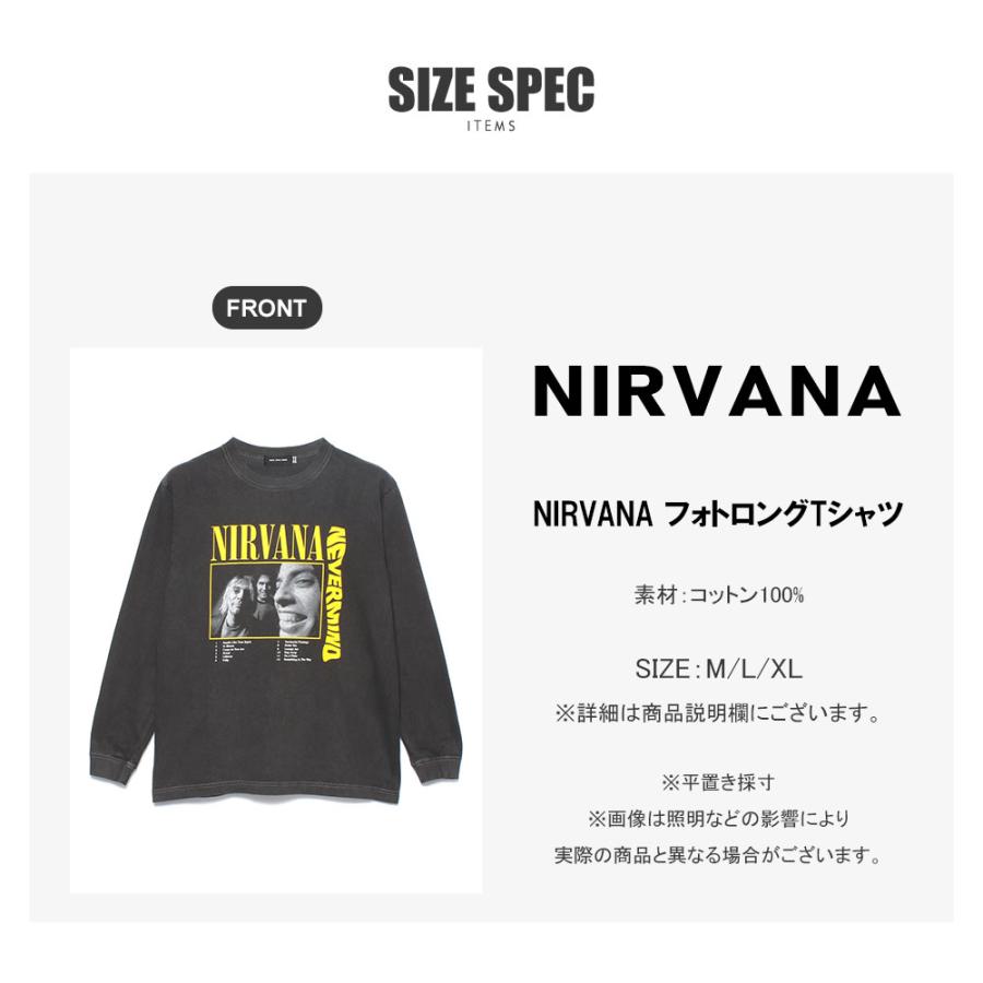 NIRVANA（ニルヴァーナ） 【NIRVANA】NIRVANA フォトロングTシャツ/全1
