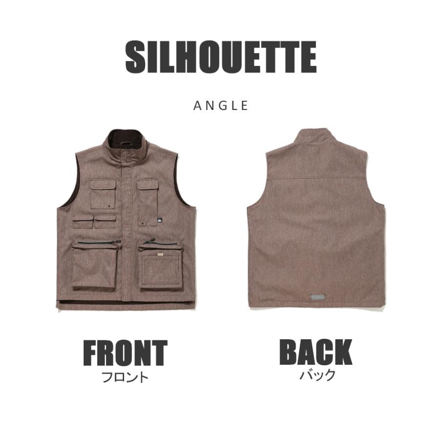 FIRST DOWN（ファーストダウン） 【FIRST DOWN USA】BACK FLEECE VEST 