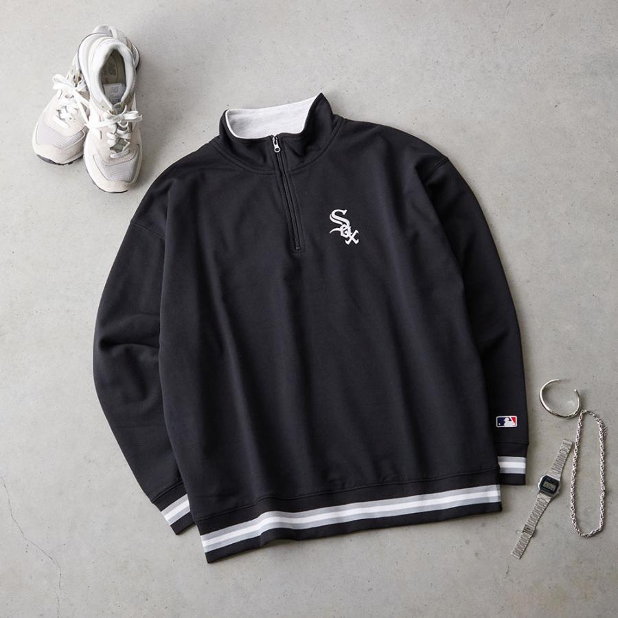 MLB 【MLB】ハーフZIP P/O/全5色 トップス スウェット ハーフ MLB 【MLB】ハーフZIP P/O/全5色 トップス スウェット ハーフ