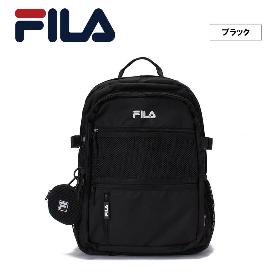 FILA（フィラ） 【FILA】メッシュミニポーチ付きスクールリュック/全3