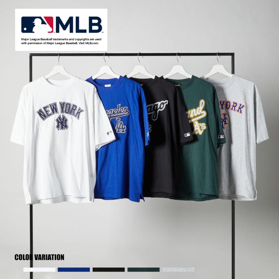 MLB 【MLB】ワッペンロゴTee/全5色 トップス Tシャツ 春 夏 シンプル