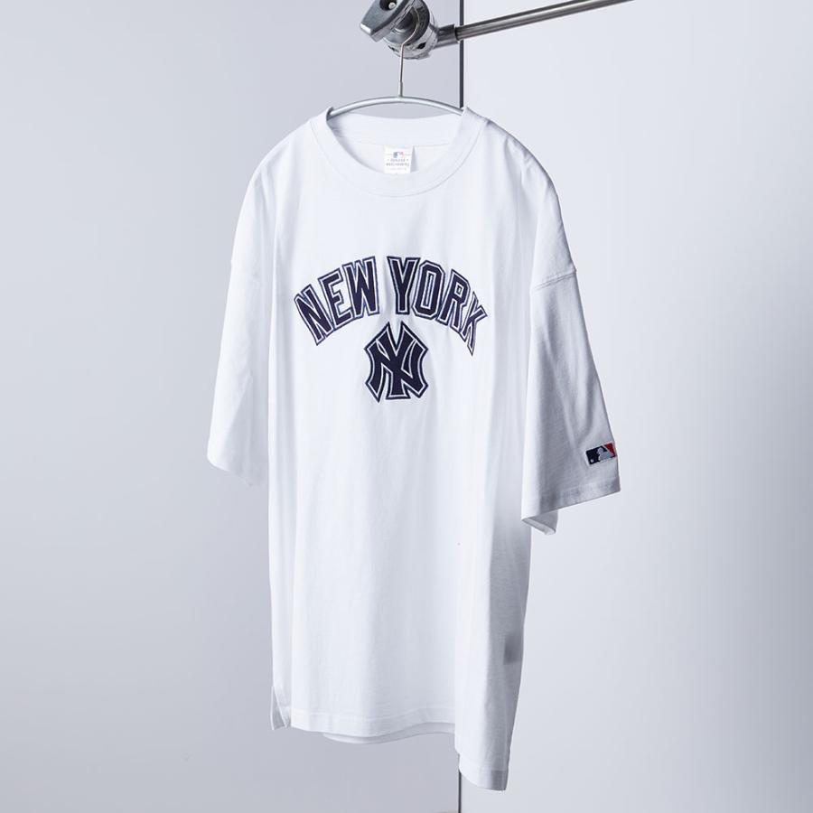 MLB 【MLB】ワッペンロゴTee/全5色 トップス Tシャツ 春 夏 シンプル