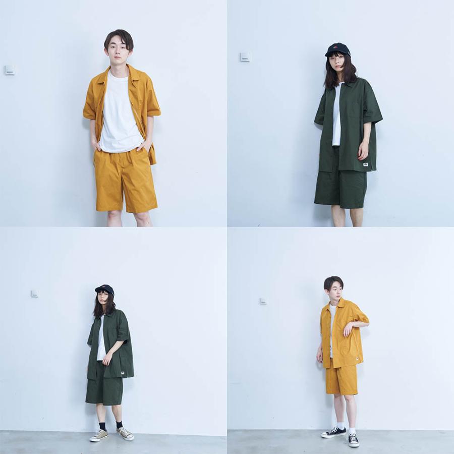 FRUIT OF THE LOOM 【FRUIT LOOM】開襟シャツセットアップ/全3色 FRUIT OF THE LOOM 【FRUIT LOOM】開襟シャツセットアップ/全3色