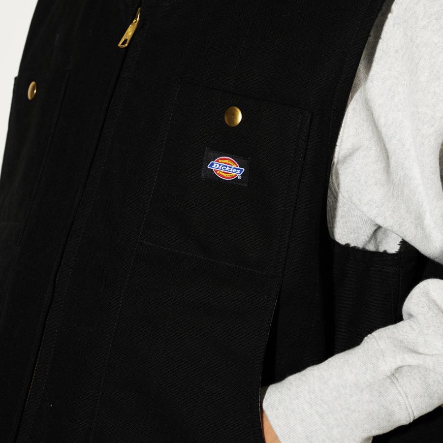 usa dickies ダック ベスト ブラック M 裏ボア Dickies（ディッキーズ） 【Dickies】INSULATED DUCK VEST/全3色