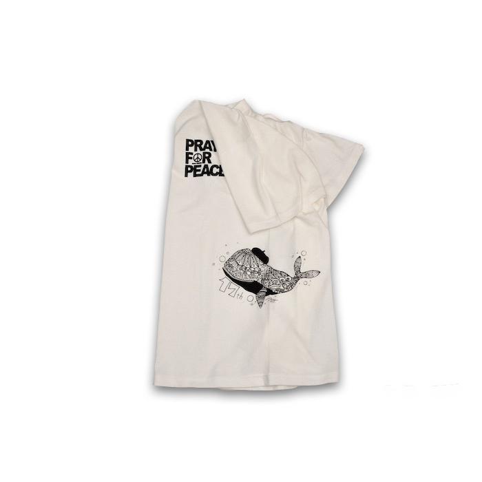 半袖Tシャツ　ASCENSION × GOODSEEKER Wネーム / PRAY FOR PEACE TEE  グラフィック　アウトドア キャンプ 登山 野外フェス CAMPFIRE トレイルラン  as-1013｜juice16｜08