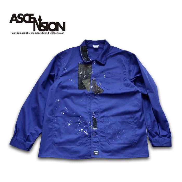 ○△× パッチワーク カバーオール　フレンチワークジャケット ○△× パッチワーク カバーオール フレンチワークジャケット