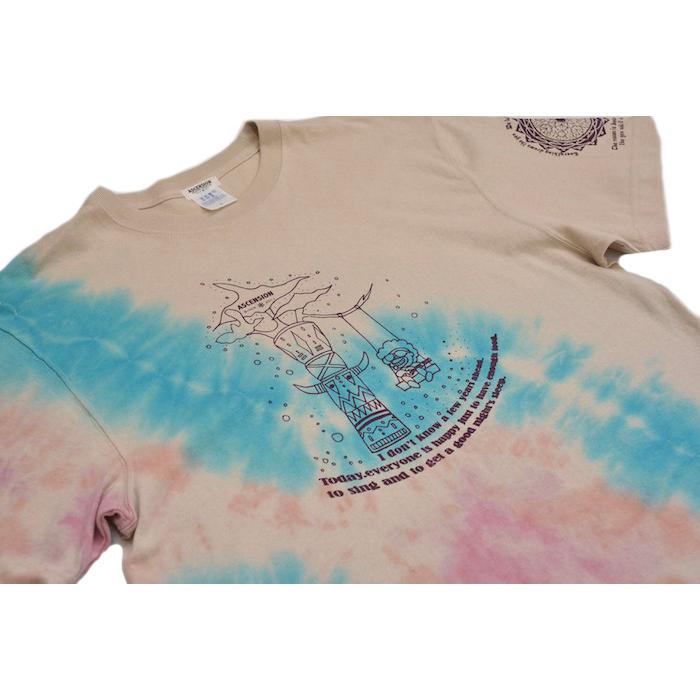 ASCENSION （アセンション）ASCENSION Special Tie-Dye Tシャツ (Only one) タイダイ アウトドア サイケデリック 送料無料 as-1106｜juice16｜02