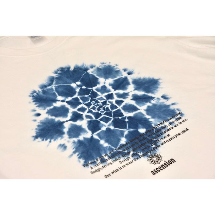 ASCENSION (アセンション） 藍染めTシャツ 黒部の名水染めシリーズ 藍 