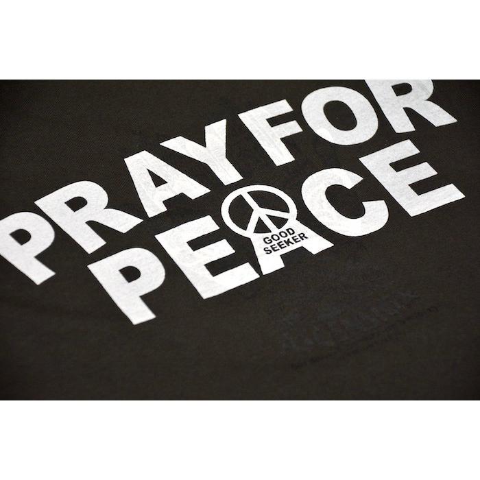 ASCENSION × GOOD SEEKER ロングTシャツ PRAY FOR PEACE グラフィックTシャツ フェス アウトドア メンズ レディース キャンプ  送料無料 as-1110｜juice16｜03