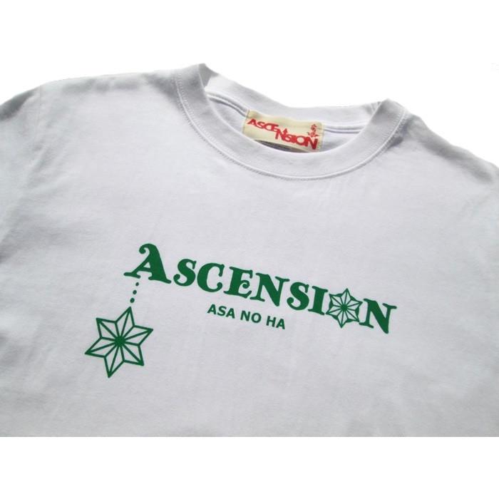 Tシャツ  ASCENSION（アセンション）  ASANOHA ROGO TEE Tシャツ シルクスクリーン　グラフィックプリント　 as-722｜juice16｜02