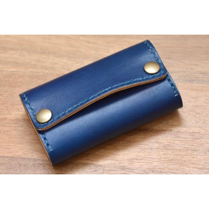 BLUE.art（ブルードットアート）藍染めMULCH KEY CASE（マルチキーケース）レザーキーケース KEYCASE コインケースba-103