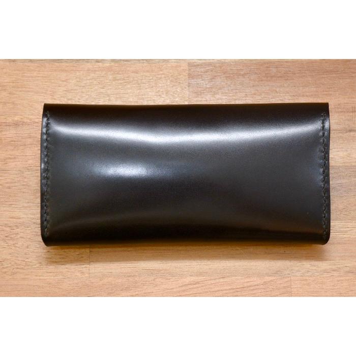 BLUE.ART / CORDOVAN（コードバン）LONG WALLET  レザーウォレット コードバン 姫路レザー ハンドメイド 革財布 長財布 ba-122の画像
