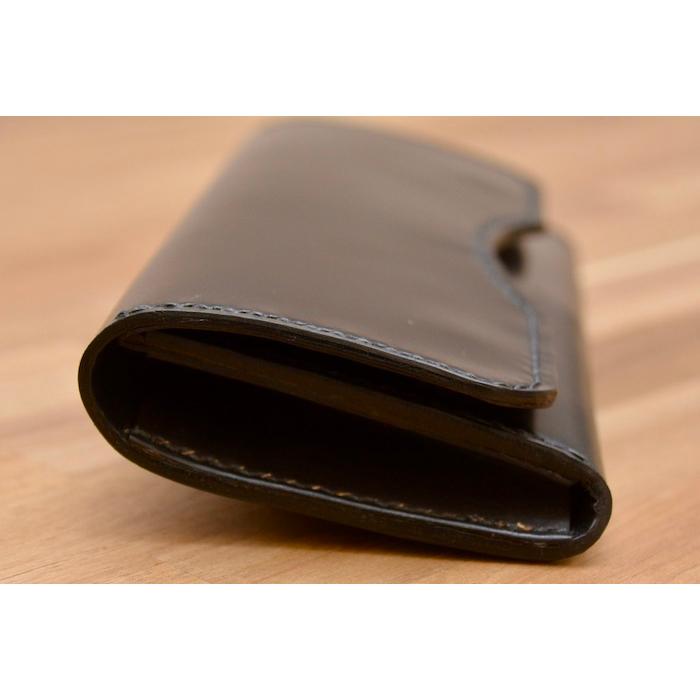 BLUE.ART / CORDOVAN（コードバン）LONG WALLET  レザーウォレット コードバン 姫路レザー ハンドメイド 革財布 長財布 ba-122の画像