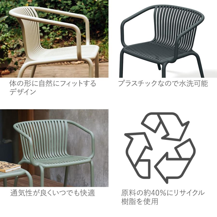 ガーデンチェア ローチェア 屋外 水洗い 「 FERNE ブレネ ラウンジ