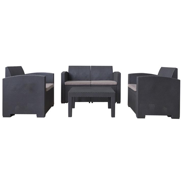 3〜4人用ガーデンファニチャーセット「ラターノ ガーデンソファ