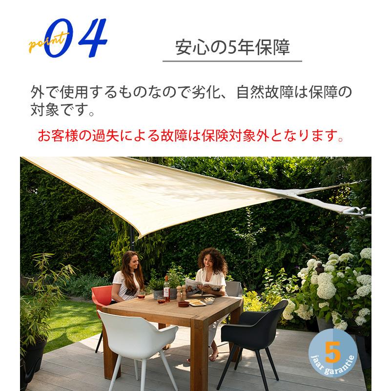 サンシェード 日除け 大型 長方形 「ネスリング（NESLING） クールフィット シェードセイル レクタングル 3×5m」 : 郵便ポスト ...