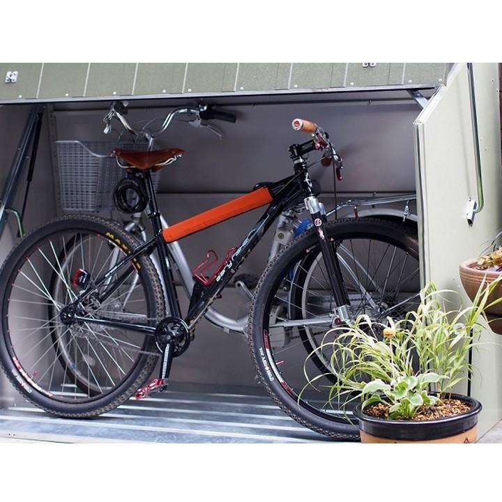 英国製「自転車倉庫 TM3 ツートーン」幅1.93m×奥行き0.765m×高さ1.39m