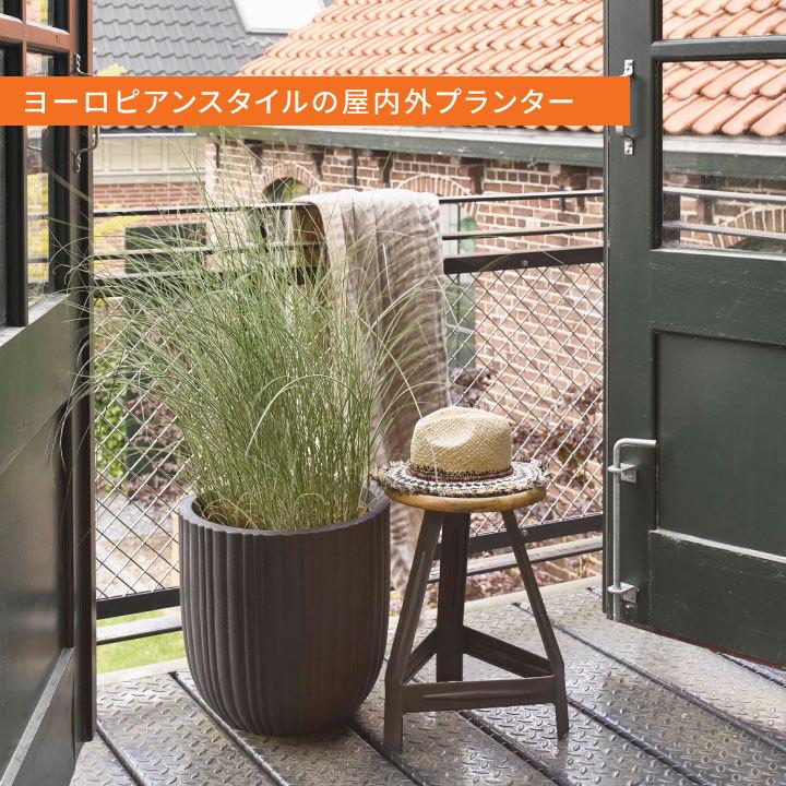 植木鉢 おしゃれ 軽量「カピ(Capi) アーバンスムース スクエア Sサイズ(30×H30cm)」10号鉢相当/大型/ブラック・ダークグレー/底穴なし|郵便ポスト・表札のJUICYGARDEN|04