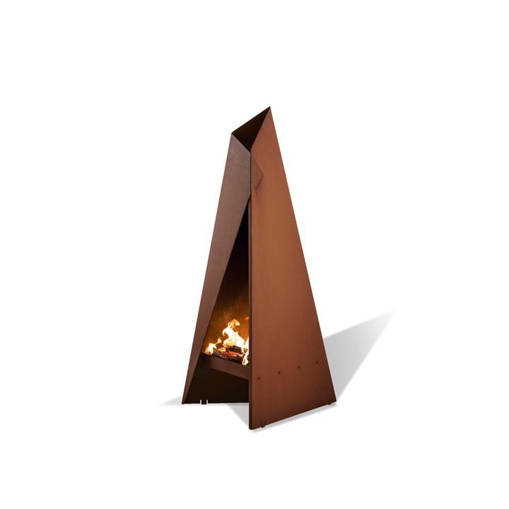FIRESIDE 耐候性合金仕様 薪式ガーデンストーブ 庭 アウトドア 暖房 