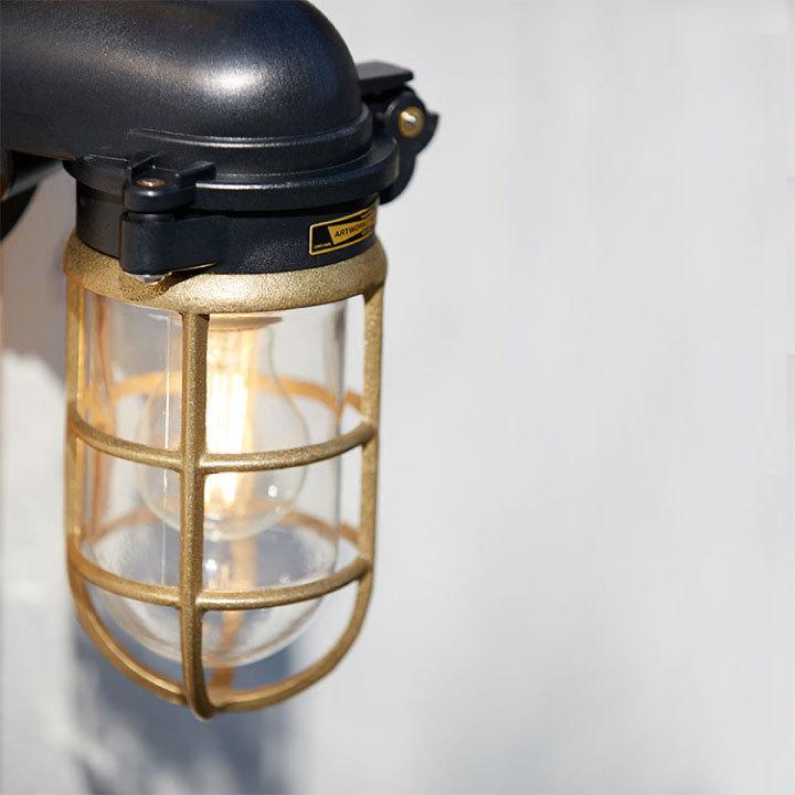 マリンランプ「アートワークスタジオ（ARTWORKSTUDIO） ネイビーベース ウォールランプ（Navy base-wall lamp）コードなし/屋内・屋外兼用」外灯 電球なし｜juicygarden｜06