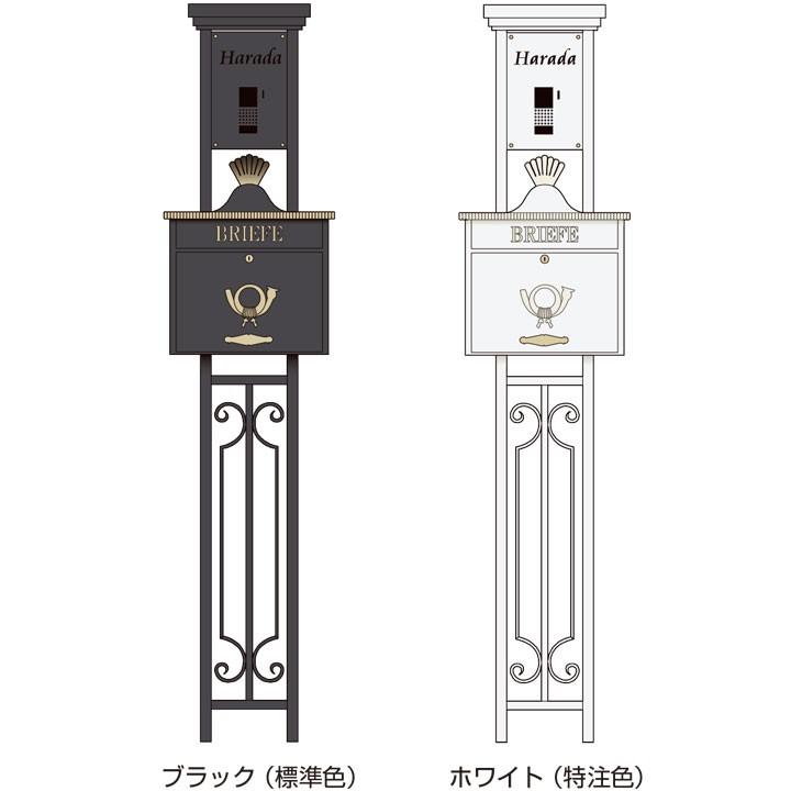 機能門柱おしゃれ 郵便ポスト 表札 ポスト クラシック アンティーク