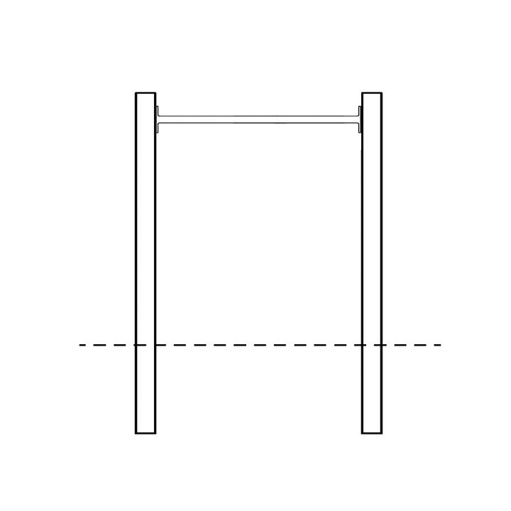 DIY 屋外 木製 家庭用遊具 ステンレス鉄棒 「はらっぱGYM シングル 鉄棒幅900mm（エコアコールウッドセット） はらっぱギャング」  自作｜juicygarden｜02