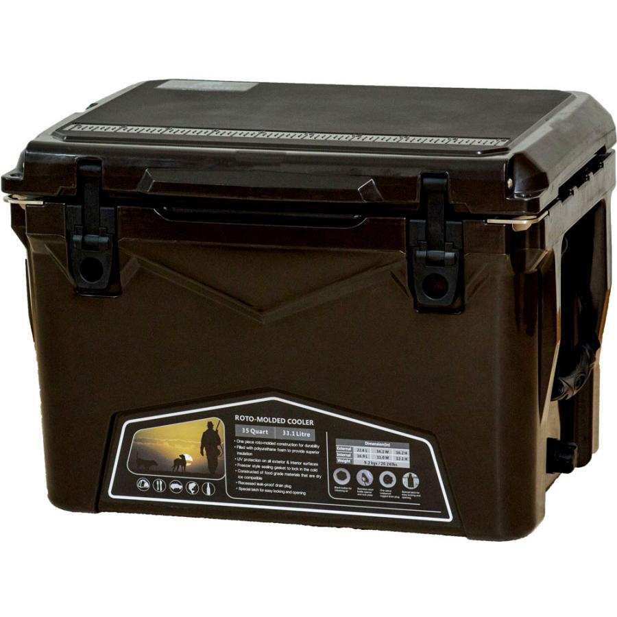 アイスランドクーラーボックス ICELAND COOLERS アウトドア おしゃれ 保冷 「ICE AGE coolers クーラーボックス 35QT（33.1L）」の画像