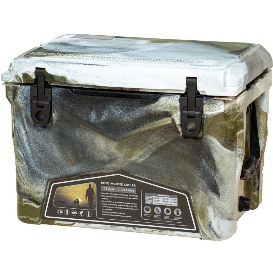 アイスランドクーラーボックス ICELAND COOLERS アウトドア おしゃれ 保冷 「ICE AGE coolers クーラーボックス 35QT（33.1L）」の画像