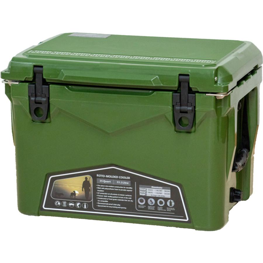 アイスランドクーラーボックス ICELAND COOLERS アウトドア おしゃれ 保冷 「ICE AGE coolers クーラーボックス 35QT（33.1L）」の画像