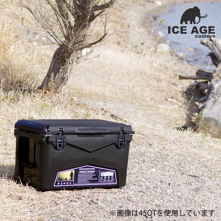 アイスランドクーラーボックス ICELAND COOLERS アウトドア おしゃれ 保冷 「ICE AGE coolers クーラーボックス 35QT（33.1L）」の画像