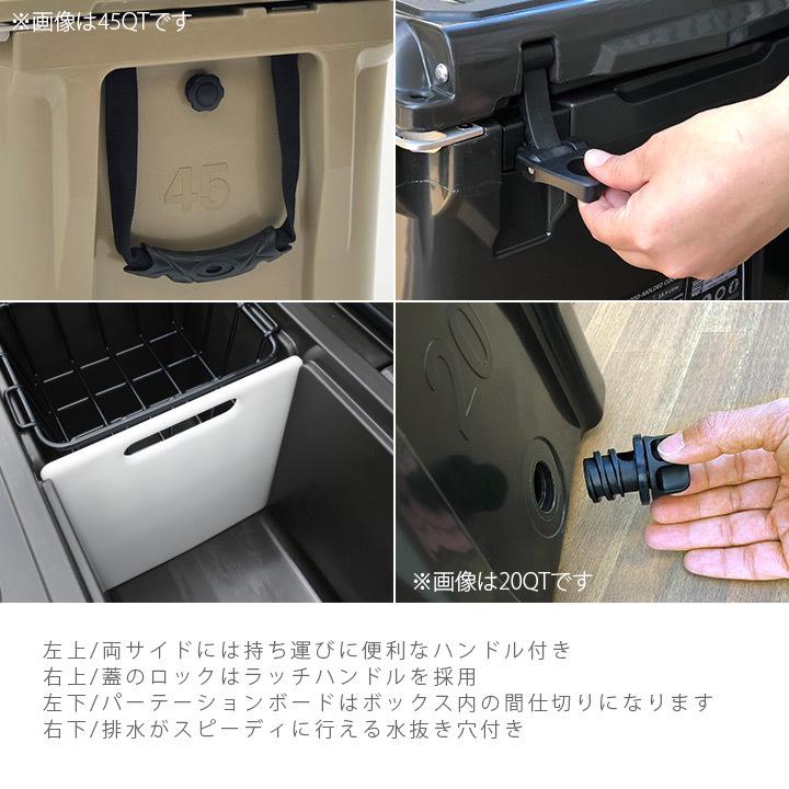 アイスランドクーラーボックス ICELAND COOLERS アウトドア おしゃれ 保冷 「ICE AGE coolers クーラーボックス 35QT（33.1L）」の画像