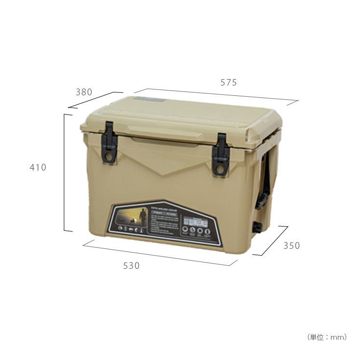 アイスランドクーラーボックス ICELAND COOLERS アウトドア おしゃれ 保冷 「ICE AGE coolers クーラーボックス 35QT（33.1L）」の画像