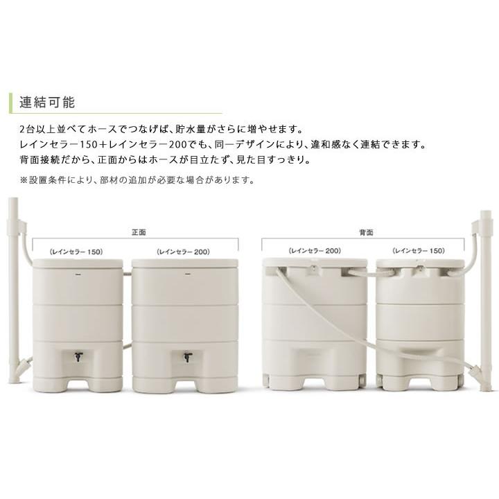 雨水タンク 家庭用 パナソニック「レインセラー 150L セット」 : 郵便 